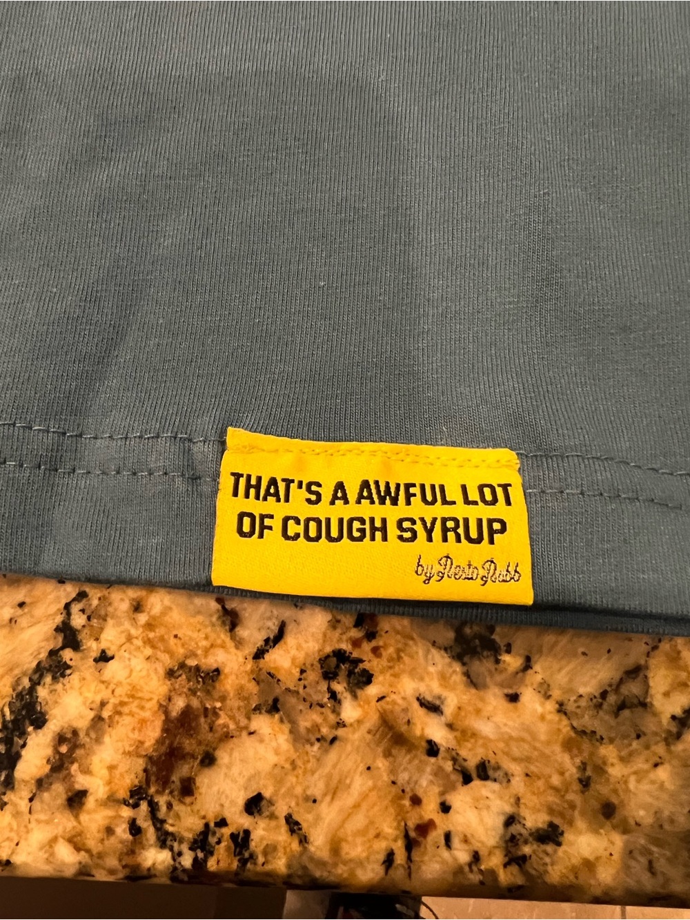 That’s A Awful Lot Of Cough Syrup Men’s Short Sleeve Tee - Slate Blue
